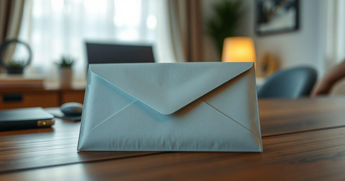 Envelope com aba adesiva facilita o envio seguro e prático de documentos