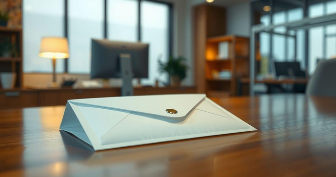 Envelope de Segurança Branco para Proteção