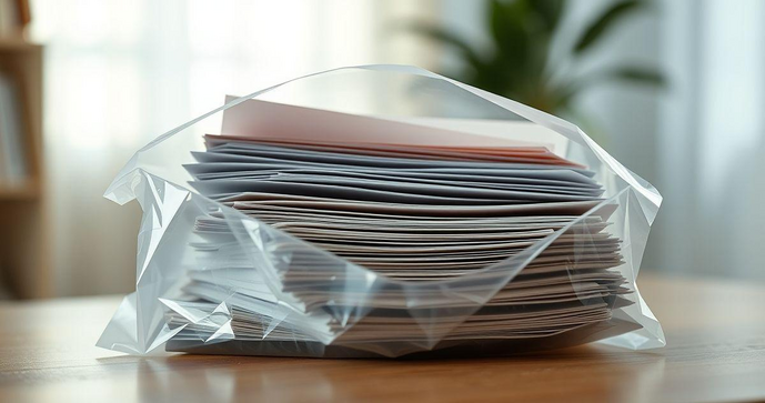 Envelope plástico fronha ideal para proteger e organizar seus itens pessoais