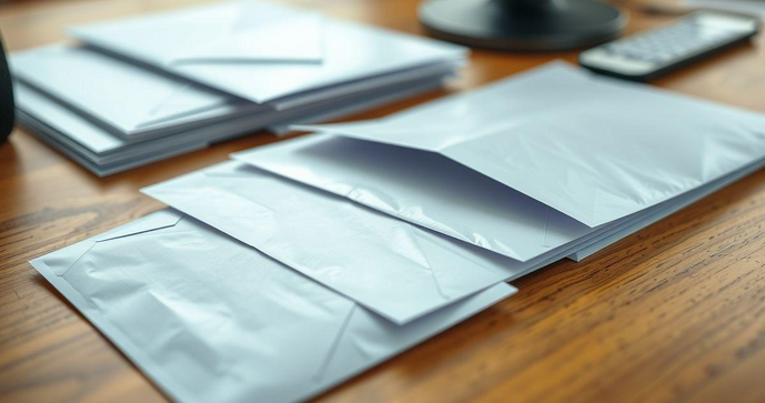 Envelopes plásticos para correio são a solução ideal para proteger suas encomendas